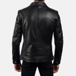 Men's Legacy Black Leather Biker Jacket