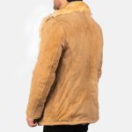 Men's Furlong Beige Suede Leather Jacket