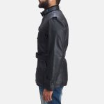 Men's Hunter Black Leather Jacket