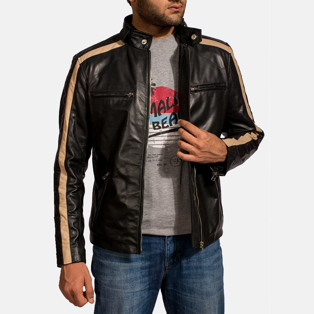 Men's Jack Black Leather Biker Jacket