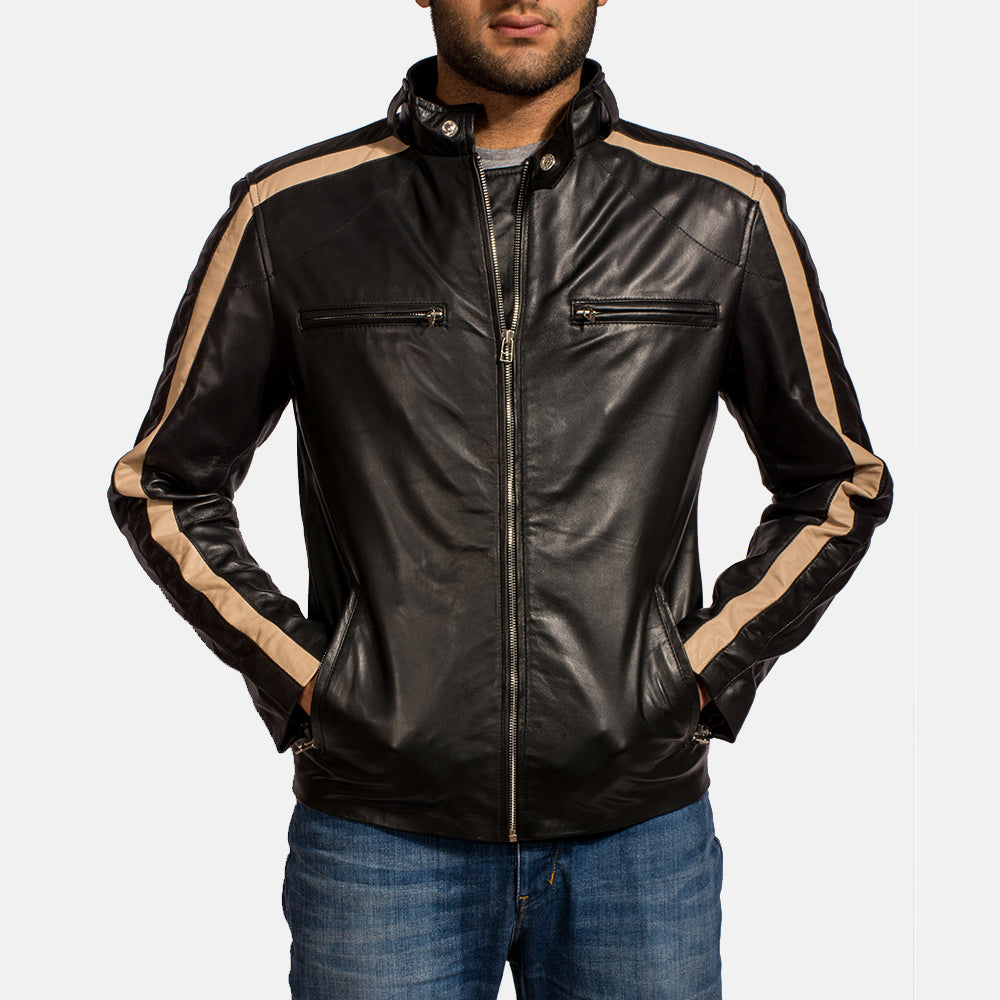 Men's Jack Black Leather Biker Jacket