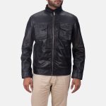 Men's Maurice Black Leather Jacket