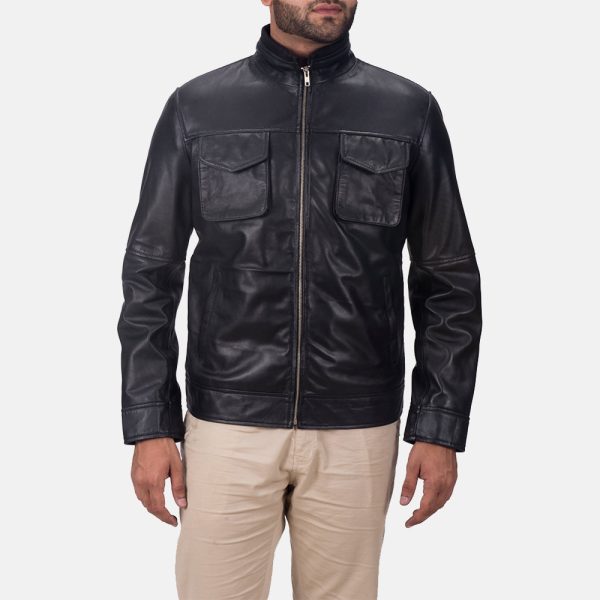 Men's Maurice Black Leather Jacket