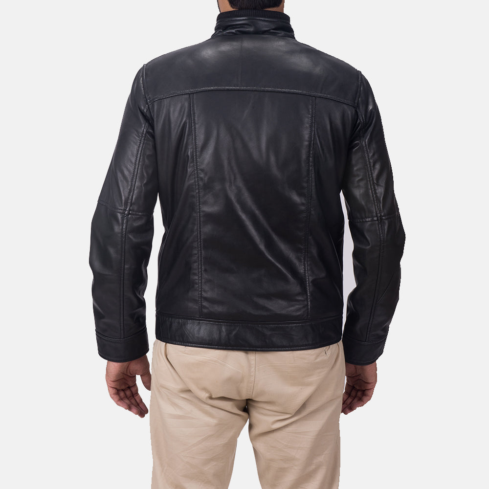 Men's Maurice Black Leather Jacket