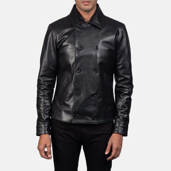 Men's Mod Black Leather Jacket
