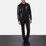 Men's Mystical Black Leather Jacket