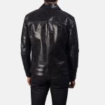 Men's Mystical Black Leather Jacket