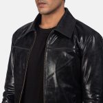 Men's Mystical Black Leather Jacket