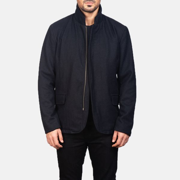 Men's Thomas Black Premium Wool Jacket