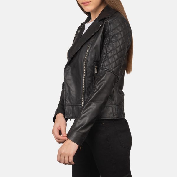 Women_s_Carolyn_Quilted_Black_Biker_Jacket_Side_Pose_e7b373d3-4ce5-4496-b4cb-82a18b52f72b