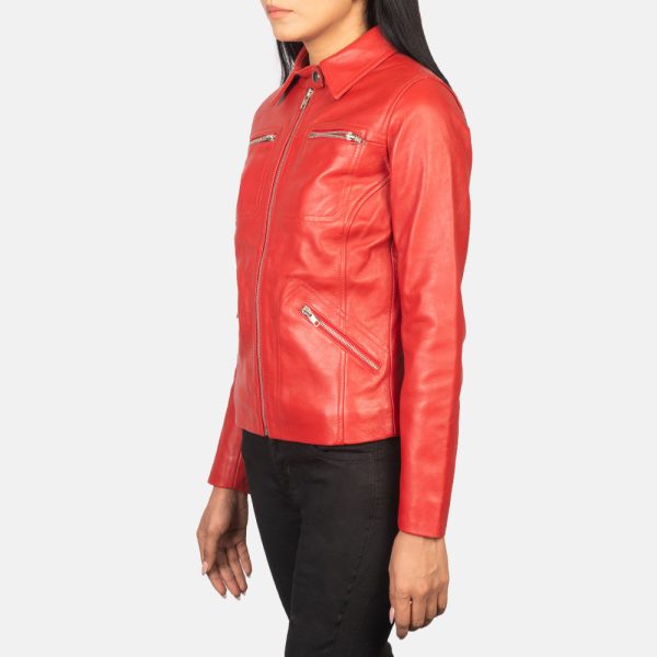 Women_s_Tomachi_Red_Leather_Jacket_Side_Pose_7cb7a6e1-ae7a-4435-8a7b-75b76e4a8cb7