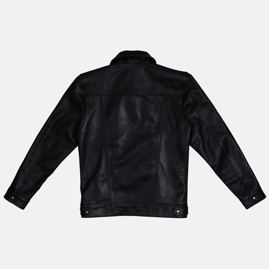 Men's Black Classic Leather Jacket
