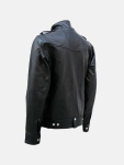 Men's Black Designer Biker Leather Jacket