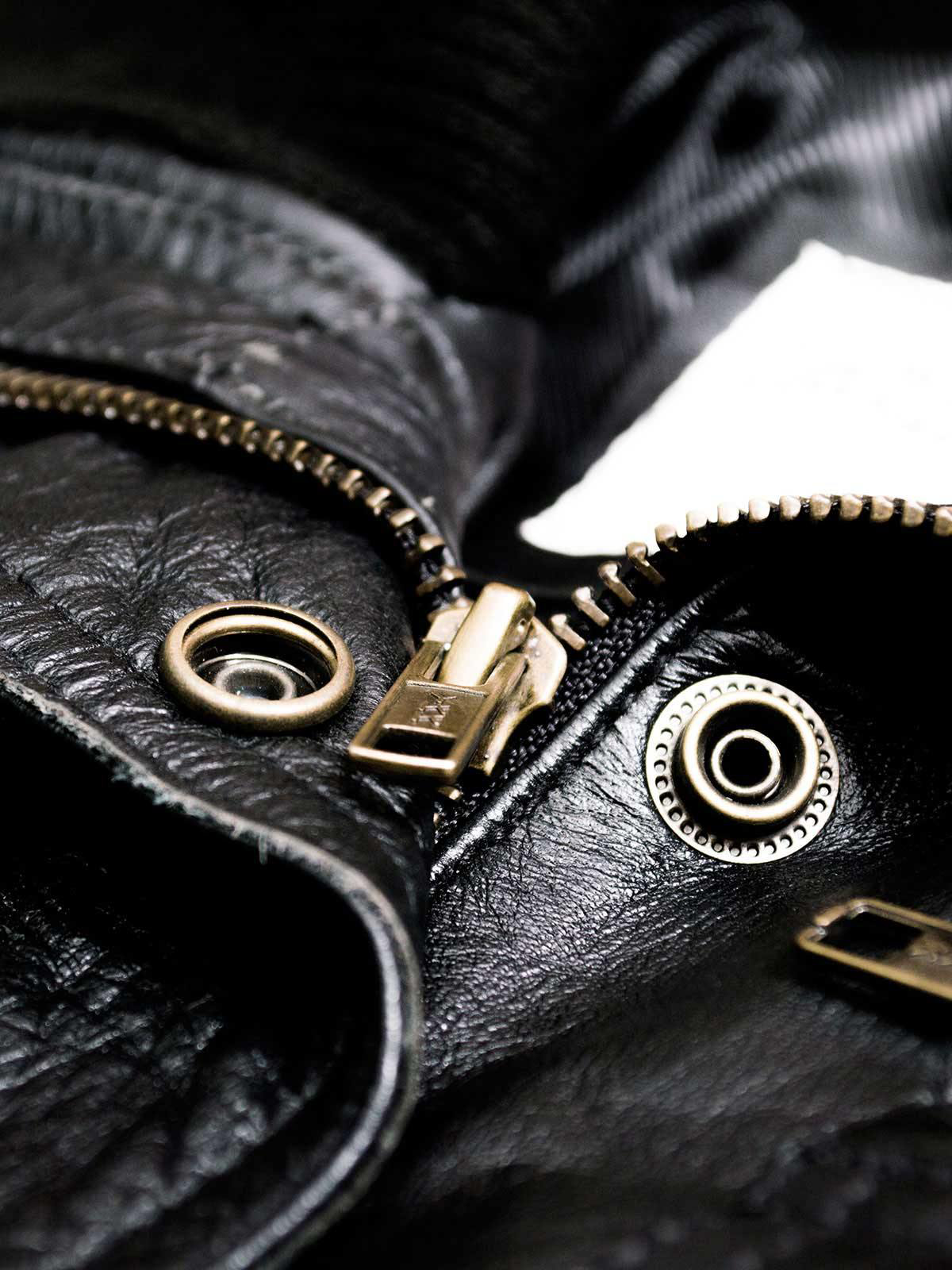 Women's Classic Black Bomber Leather Jacket