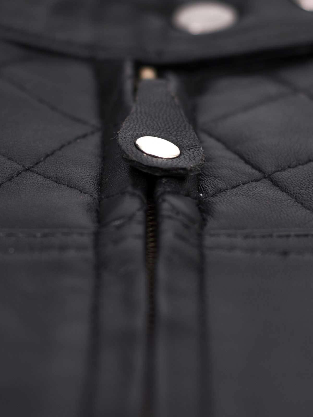 Women's Cafe Racer Leather Biker Jacket