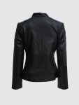 Women's Classic Black Biker leather Jacket