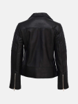 Women's Elegant Black Leather Jacket
