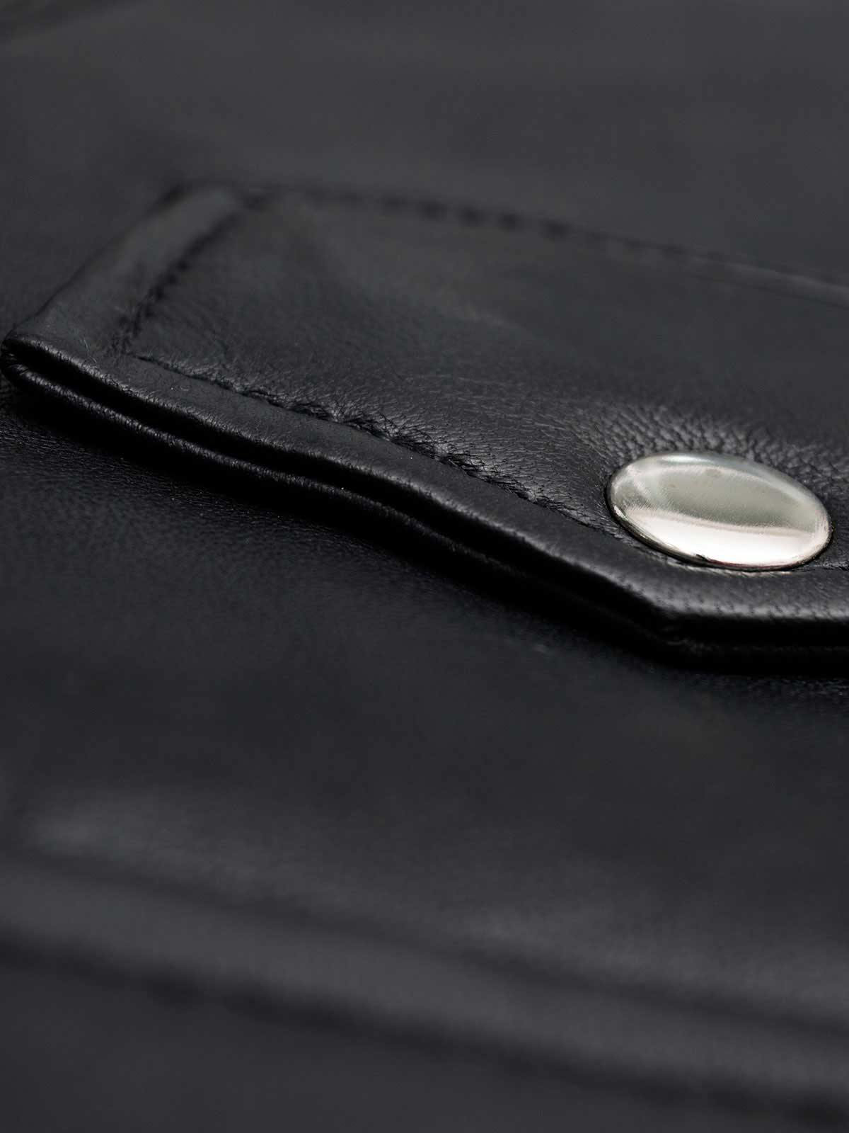 Women's Elegant Black Leather Jacket