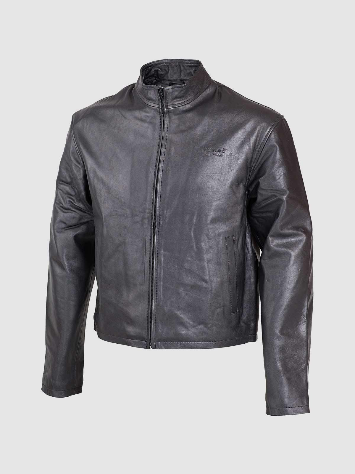 Men's Exclusive Biker Cafe Racer Leather Jacket