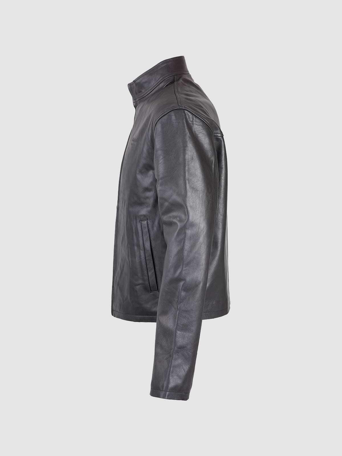 Men's Exclusive Biker Cafe Racer Leather Jacket