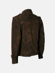 Men's Brown Suede Leather Jacket