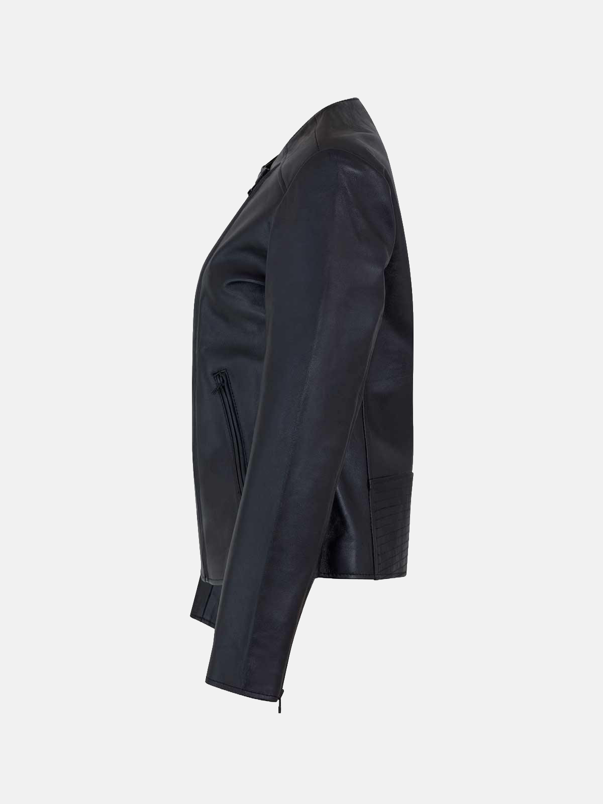 Women's Biker Moto Leather Jacket