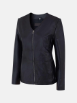 Women's Motorcycle Black Leather Jacket