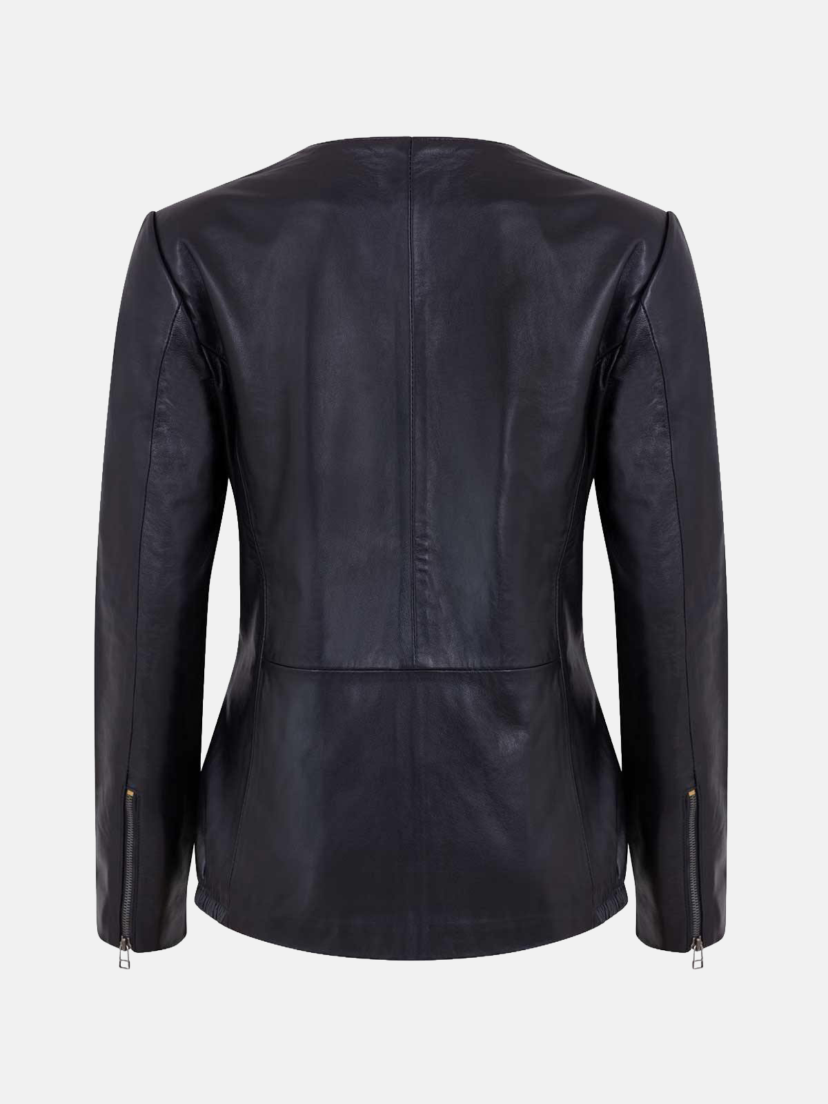 Women's Motorcycle Black Leather Jacket