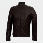 Men's Kalash Brown Motorcycle Biker Leather Jacket