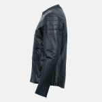 Men's Karakoram Biker Motorcycle Black Leather Jacket