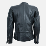 Men's Karakoram Biker Motorcycle Black Leather Jacket