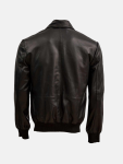 Men's Black Sheep Leather Bomber Jacket