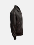 Men's Black Sheep Leather Bomber Jacket