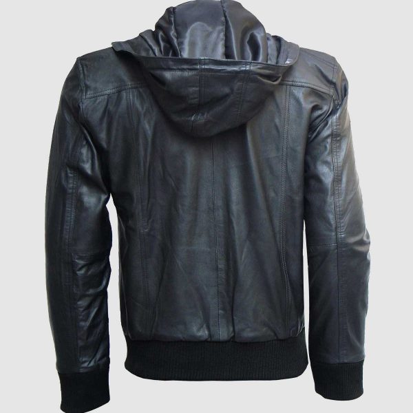 men-bomber-black-leather-jacket-with-hood-1