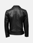 Men's Cafe Racer Quilted Biker Leather Jacket