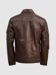 Men’s Brown Classic Biker Leather Jacket