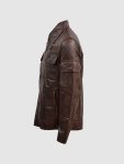 Men’s Brown Classic Biker Leather Jacket