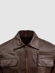Men’s Brown Classic Biker Leather Jacket