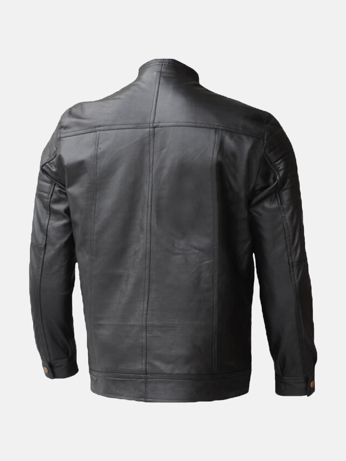Men's Classic Black Leather Jacket