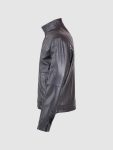 Men's Black Modern Leather Jacket