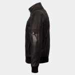 Men's Rakaposhi Farret Brown Bomber Jacket