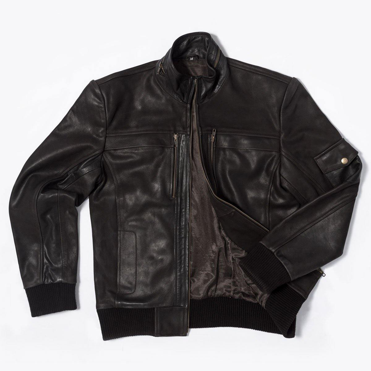 Men's Rakaposhi Farret Brown Bomber Jacket