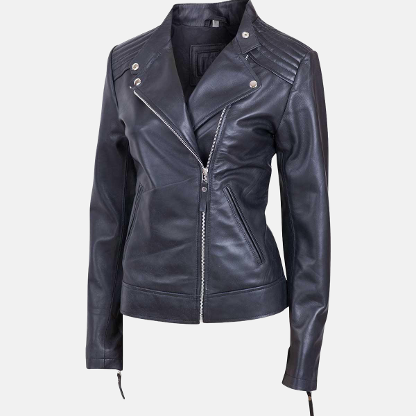 Women's Classic Moto Leather Jacket
