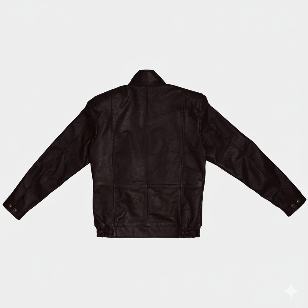 Men's Kalash Brown Motorcycle Biker Leather Jacket