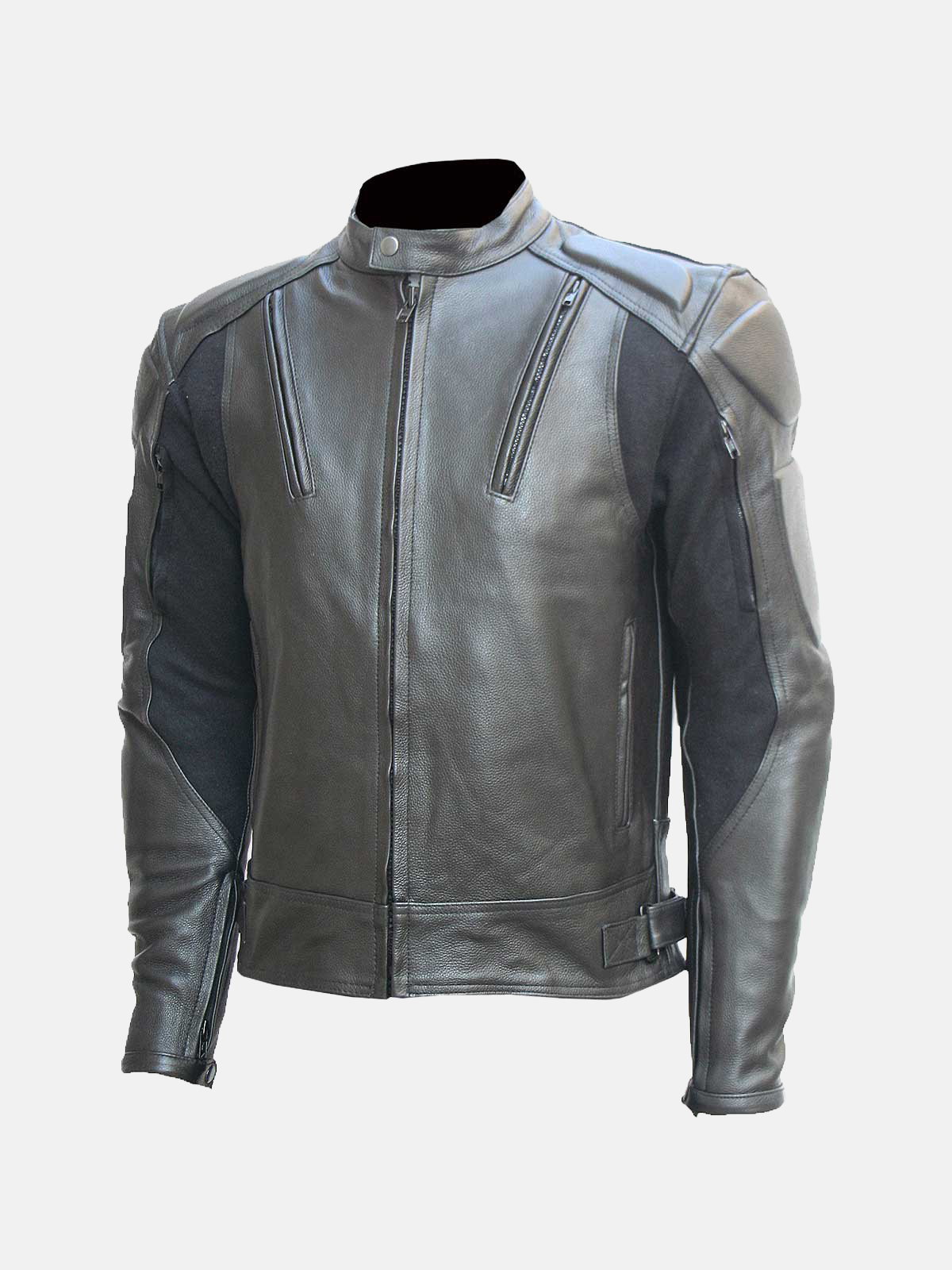 Men’s Protective Leather Motorcycle Jacket