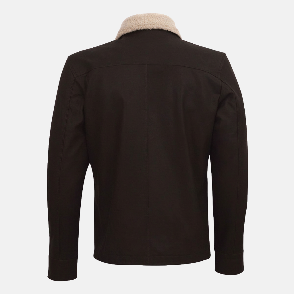 Men's Siachen Vintage Motorcycle Brown Suede Leather Jacket