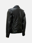 Men's Black Leather Motorcycle Jacket