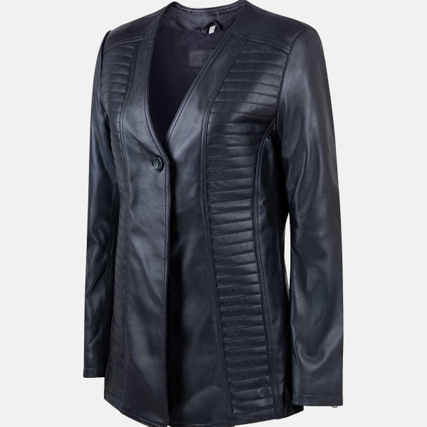 Women's Modern Fashion Leather Coat