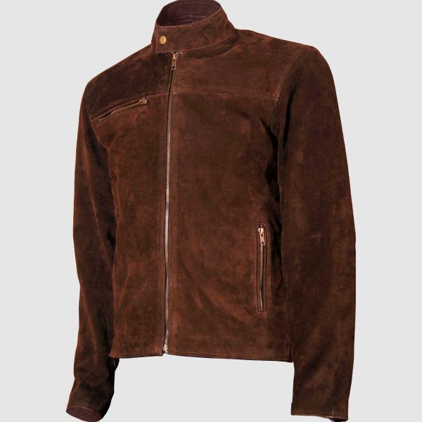 Men's Classic Suede Leather Jacket