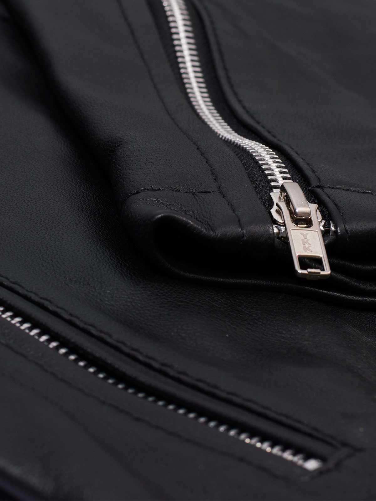 Women's Moto Black Leather Jacket